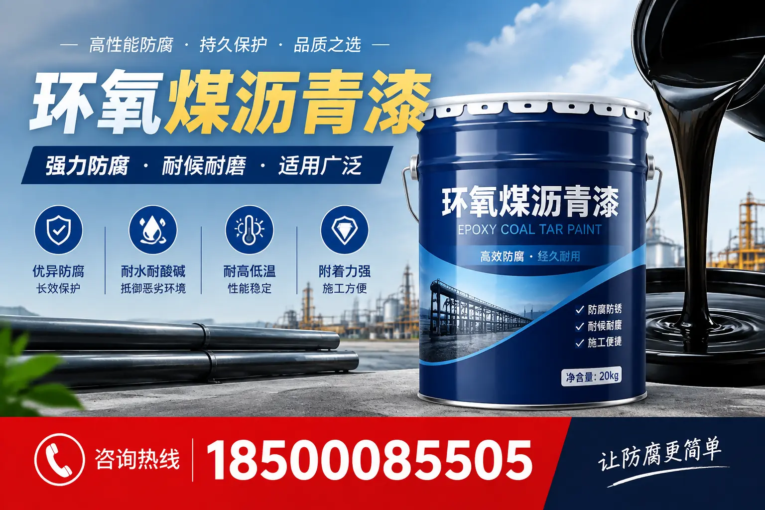 环氧煤沥青漆在不同气候条件下的表现分析，栾城适用性